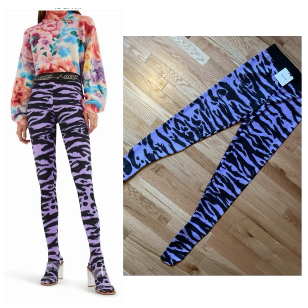 New - Desigual Animal print leggings